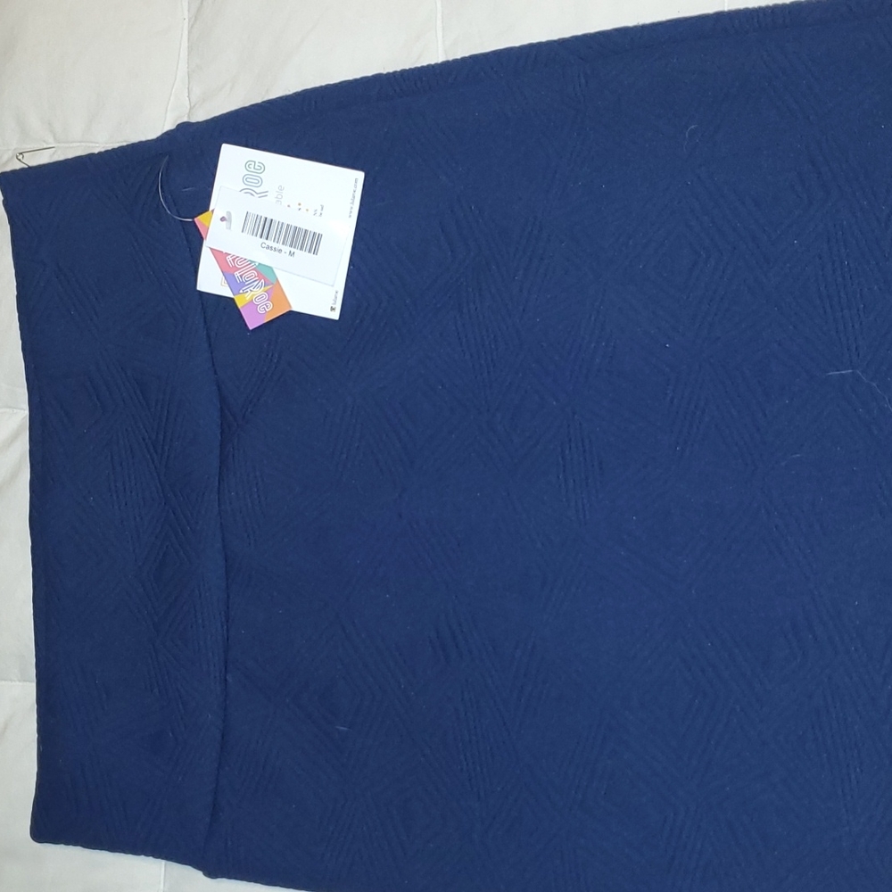 navy midi skirt